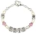 Personalised Girls Baby Christening Bracelet, Christening Jewellery, Baptism Gift for Girls