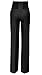 Elegant classic formal smart tailored maternity trousers Over Bump 1011A (12 / L33", Anthracite Black)