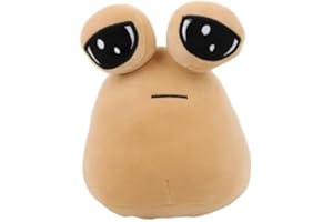 MAOMOTO 22cm Pou Plush,My Pet Alien Pou Plush Toy,Kawaii Alien Stuffed Plush Doll Game Plush Animal Pou Doll Birthday