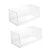 Produktbild Behälter „Linus“ zum Organisieren von InterDesign, stapelbar, ideal für Küche, Vorratsraum, Büro, Badezimmer, Set of 2, S