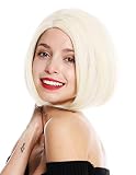 marca: WIG ME UP  WIG ME UP ® - VK-54-513 peluca de mujer pelo corto liso Bob largo raya color rubio platino