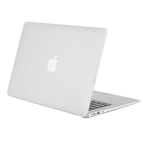 MOSISO Ultra Slim Plastik Hartschale Schutzhülle Snap Case für MacBook Air 13 Zoll (A1466 / A1369), Frost
