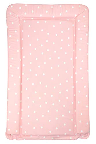 Preisvergleich Produktbild Baby-Rosa mit weißen Tupfen Baby-Wickelauflage - Baby Pink White Polka