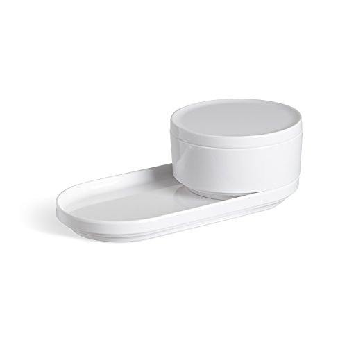 Umbra 024001-660 Step Kosmetiktablett, Plastik, weiß, 24,68 x 12,19 x 2,48 cm - 4