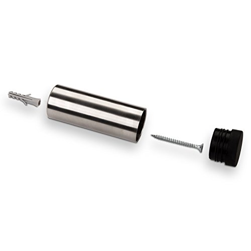 SO-TECH® Türstopper TOPPER echt Edelstahl Ø 30 mm Wandabstand 90 mm Wandtürstopper - 3
