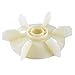 Produktbild Dimart Y112 Replacement Plastic Inner Dia 2.8cm Six Impeller Motor Fan Blade