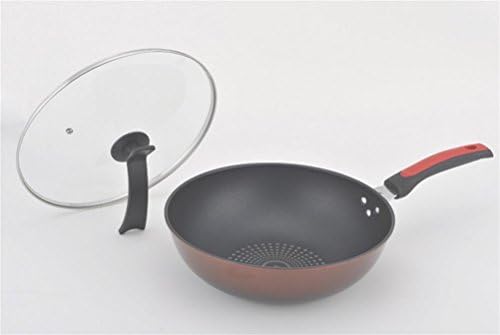 NN Non-Stick Pan, No Smoke Pot, No Rusty Wok Wok , 32Cm With Glass Cap,32cm with glass cap
