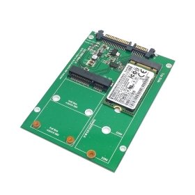 cablecc 2 in 1 Combo Mini pci- E 2 Lane m.2 NGFF & MSATA SSD AUF SATA 3.0 III Adapter Konverter PCBA - 4