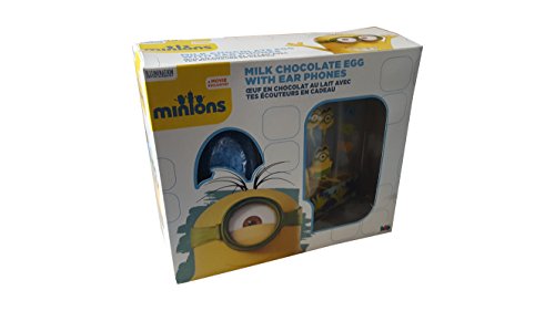 Preisvergleich Produktbild Minions - Schokoladen Osterei mit Kopfhörern [Ostergeschenk für Kinder]
