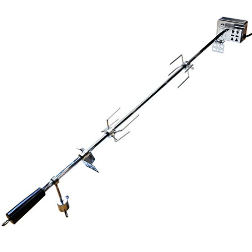 Onlyfire Universal Grill Edelstahl Rotisserie Motor Halterung Set - 4