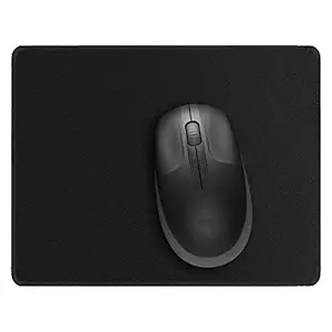 Torpedo Black Mouse Pad, Rectangular 26mm x 21mmStitched Embroidery Edges 2mm Mouse Pad for Laptops Desktop Computer PC Gaming Wireless Mouse for Office Girls Boys Kids 1 Pack
