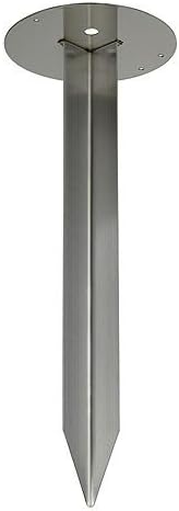 Earth spike for ROX ACRYL POLE , ARCOLOS UP beam, SQUARE POLE and GLOO PURE,stainl. steel