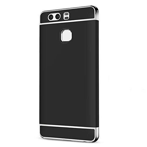 Huawei P9 Lite Funda Huawei P9 Plus Case Vandot Lujo Plating Bumper Slim Anti-golpes Desmontable 3 en 1 Dura PC Hybrid Armor Shockproof Case Funda Cover para Huawei P9 Lite Smartphone Negro Huawei P9 Lite Funda Huawei P9 Plus Case Vandot Lujo Plating Bumper Slim Anti-golpes Desmontable 3 en 1 Dura PC Hybrid Armor Shockproof Case Funda Cover para Huawei P9 Lite Smartphone Negro