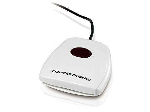 Conceptronic PCS72007CSMARTID - Lector de DNI electrónico, Color Blanco