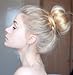 SUPER BUN - BIG STYLED 30% LARGER "AIRLINE STEWARDESS" BUN - 60's LOOK - LIGHT BLONDE MIX