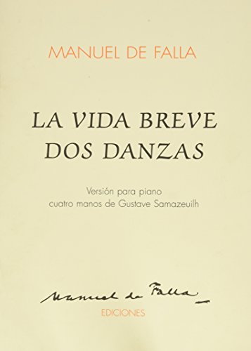 MUSIC SALES MANUEL DE FALLA LA VIDA BREVE DOS DANZAS - PIANO DUET Klassische Noten Klavier