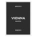 Produktbild PHOTOLINI Design-Poster mit Bilderrahmen Weiss 'Wien' 30x40 cm schwarz-Weiss Karte Typografie Modern Vienna