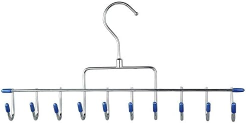 Tandi 10 Hooks Multi-functional 360 Degree Swivel, Wall Door Closet Hanger/ Rack, 3 Pcs