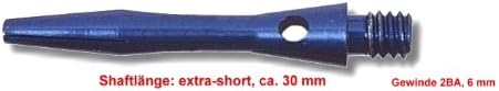 Karella Aluminum Dart Shaft extra short Blue