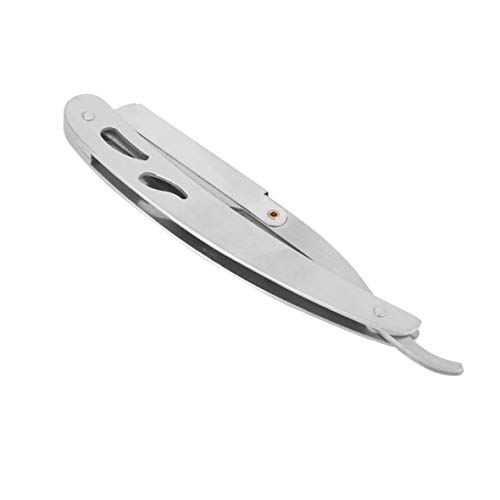 Preisvergleich Produktbild Heaviesk Klassisches Design Männer Edelstahl Manuelle Rasierer Barber Rasiermesser Faltbare Salon Rasur Bartschneider Werkzeuge