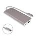 Produktbild Oshidede Multiport-Adapter mit multifunktionalem USB-C-Hub 8-in-1-Stromversorgung 1 Gbit/s Ethernet-Anschluss SD-Karte VGA-Eingangsleser 4K C Zu HDMI 3 Anschlüssen Für MacBook