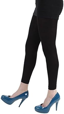 Bare Brand 50 Denier Footless Tights (One Size, Black)