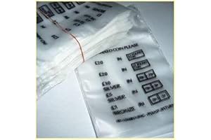 LINDSAY WHOLESALE Lindsay Whale Clear Plastic Coin Bags - No Mixed Coins (100)