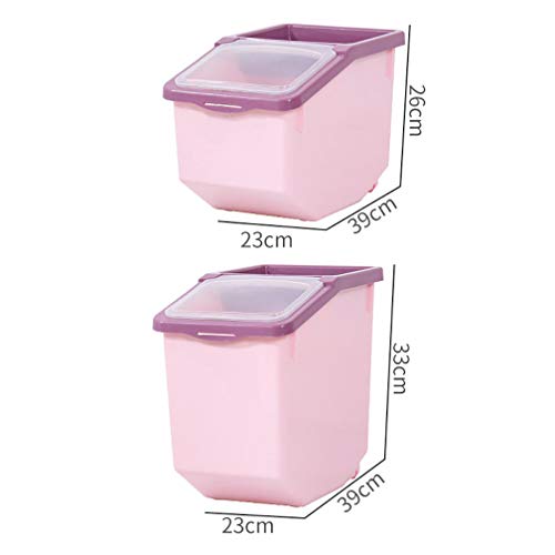 Preisvergleich Produktbild Tofree Aufbewahrungsbox für getrocknete Lebensmittel, versiegelt, Kunststoff, für Küche, Müsli, Mehl, Reis, Bohnen, Getreidebehälter, Organizer, 10kg / 20kg