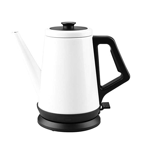 TD Bouilloire lectrique de th de Bouilloire de Kung Fu de Bouilloire lectrique de mnage d'acier Inoxydable de 304 (Couleur : Blanc)