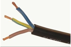 CEW COLCHESTER ELECTRICAL WHOLESALE LTD 6mm x 3Core Rubber Cable Flex H07RN-F H07RNF Heavy Duty 47Amp Cooker or Hot Tubs ***SOLD PER MTR***