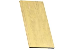 XMRISE Laiton Feuille carré Plat Barre Ligne Bâton Plaque de cuivre Pad métal Brut des matériaux industriels Corrosion CU résistant à l'expérience de Bricolage,3mmx10mmx500mm