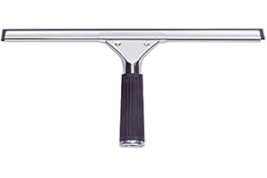 PULEX raclette vitre en acier inoxydable avec caoutchouc, taille au choix : 25 cm, 35 cm, 45 cm et 55 cm (55 cm)