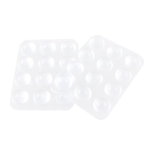 2 PCS Klar Gummi Stoßdämpfer weichen Pad für Closestool