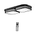Produktbild MYHOO 24W Square Dimmbar LED Deckenleuchte Modern Deckenlampe Schlafzimmer Küche Flur Wohnzimmer Lampe (Dimmbar 3000-6500K) (Square Schwarz-24W)