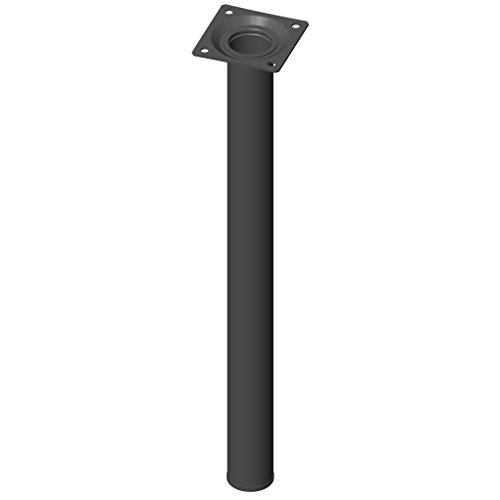 Element System 11100-00049 Pie para muebles, negro, 40 cm