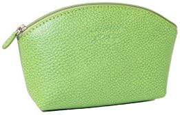 Leather Make Up Bag by Laurige - Lime Green