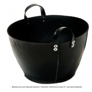 Gummikorb aus recycelten Reifen, groß