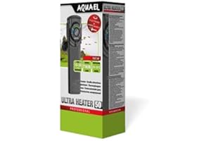 AQUAEL-UK AQUAEL ULTRA HEATER ABSOLUTELY UNBREAKABLE - 25W 50W 75W 100W 150W Temp range 20-33°C Tropical and Marine Aquarium fish tank (ULTRA HEATER 50W (15-50 L Aquarium))