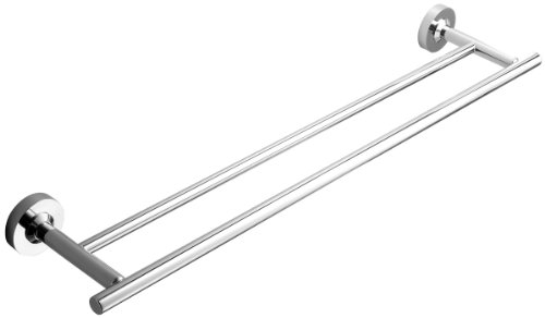 VELMA - G29011048 - Befestigung ohne bohren - Wunderschöner Handtuchablage - Badetuchablage aus unserer Serie Labada in einem zeitlos schönen Design - Hochglanz verchromtes Messing - Kein Plastik - 100 % rostfrei - Hochwertige Qualität !