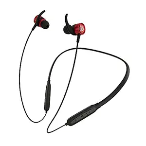 Panthershieldz Elite Sports Pro in-Ear Bluetooth 5.0 Earphones with Mic, 20 Hrs Playtime, Tru Sonic Bass Boost, Environmental Noise Cancellation (ENC), 10mm Drivers, IPX5 Water Resistant Neckband.