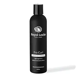 Curl Cream Gel By Royal Locks. Large 12.8 Oz. Size. One Curly Hair Product Hybrid Of Defining Gel Hold, Cream Moisture, Argan Oil Infused Anti Frizz. Get Perfect Soft Frizz Free Waves And Curls.