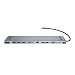 Produktbild Smart Typ-C-HD Smart HUB-Dockingstation PD/HDMI/VGA / RJ45 / SD/TF/USB-Audio-Ständer,Laden von PDs,Multifunktions-HUB,für Typ-C-Schnittstellen-Notebooks und Mobiltelefone (Gray)