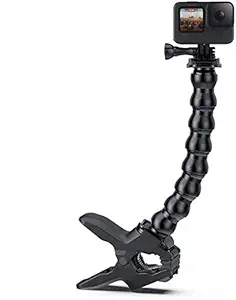 Yantralay Jaws Flexible Clamp Mount for Go Pro Hero 9/8/7/6, SJCAM, Yi & Other Action Cameras