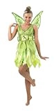 Material: 100% Polyester Disney Damen Kostüm Fee Tinkerbell als Elfe Karneval Fasching Gr.M