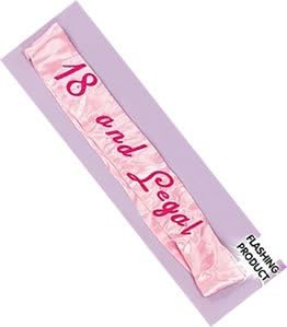 Sash '18 And Legal' 18th Birthday Party Decorations Accessories Favors &amp; Tableware etc...