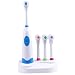 MAIKE MALL Power Toothbrush Electric Toothbrushes Waterproof Revolving Multidirection Toothbrushes with 4 Replacement Heads for Children