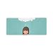 Produktbild Cartoon Girl Swinging Cloud Cool Lether Business Card Coin Id Pouches Holder Travel Clutch Purse Money Clip Bifold Wallet Case for Girls Men and Women Front Pocket Checkbook