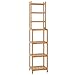 Produktbild Homfa Bambus Badregal mit 7 Ablagen Bambusregal Küchenregal Standregal Bücherregal Aufbewahrungsregal Badezimmerregal Regale hoch schmal 160x36x28cm(Bambus)