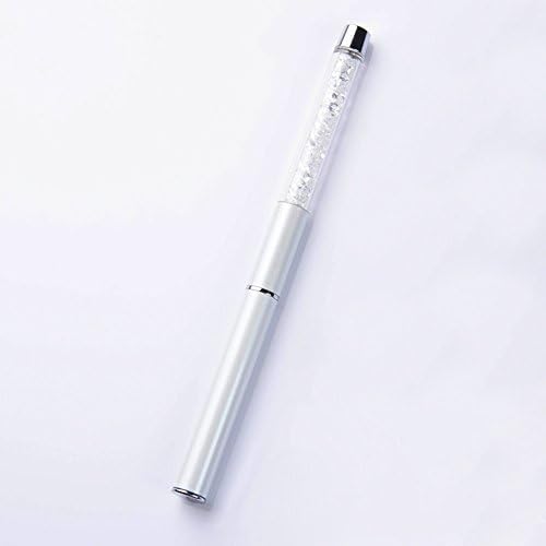 1pc Stainless Nail Art Liner Drawing Painting Fountain Pen Tool Crystal Filling White