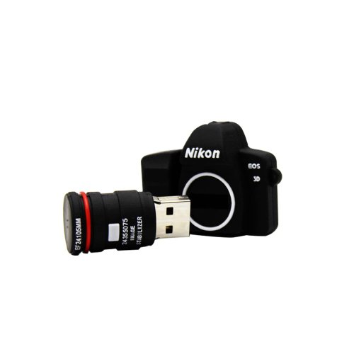 Mini Nikon Camera USB Flash Drive Funny Memory Stick (NIKON 8GB) - 4